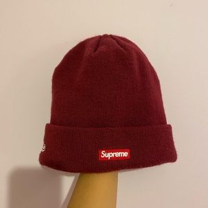 Maroon Supreme beanie